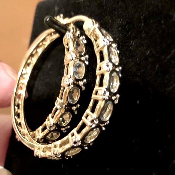 HSN rarities Jewelry - 14K hoops gems